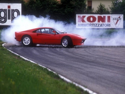 Photo ferrari 288 - 288, burnout