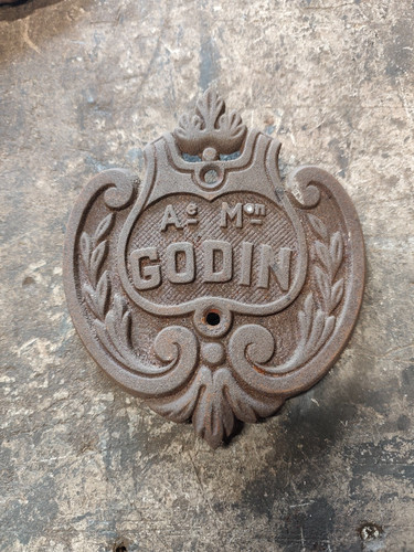 Blason poêle bois godin - ,