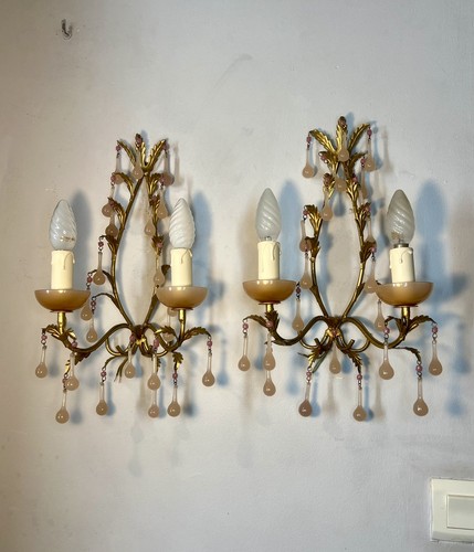 Paire appliques murano - paire,