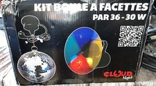 KIT BOULE A FACETTES 20 Cm PAR