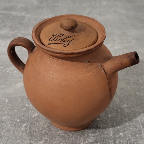 Small vichy terracotta pot - terracotta,