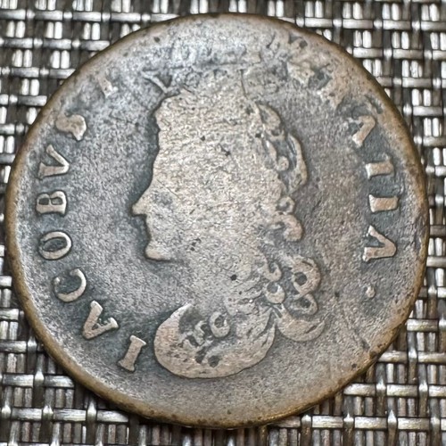 Piece half penny 1691 hibernia - penny,