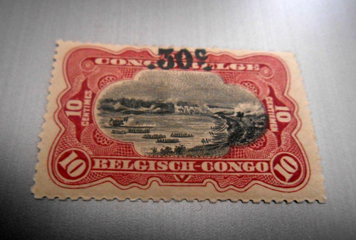 Timbre colonie belgique - timbre,