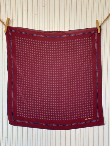 Foulard carré soie céline - de,