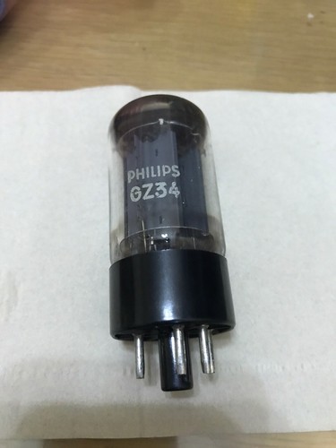Philips mullard gz34 5ar4 nos - gz34/5ar4,