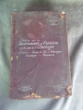 NOTICE sur les INSTRUMENTS DE PRECISION POUR L'OENOLOGIE. 1928.