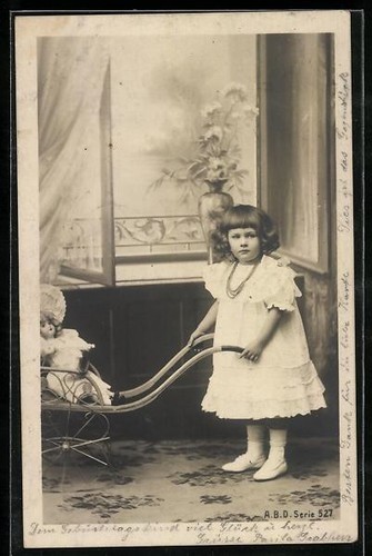 Carte postale petite - petite, fille