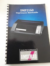amstrad manuel dmp 2160 imprimante matricielle