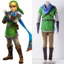  Link Hyrule-Warriors Cosplay Costume Custom Made
