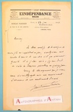● L.A.S 1903 Jean Bernard PASSERIEU Belgian independence born in Toulouse - letter
