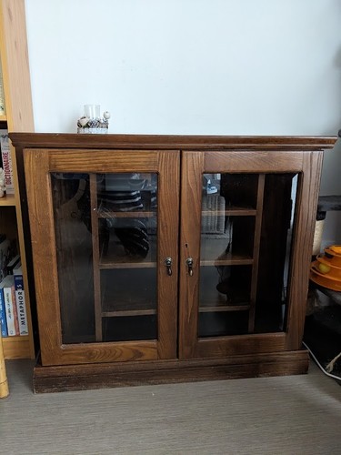 Meuble hifi bois massif - meuble,