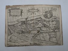 Carte ancienne - Bardowick (Allemagne) - Braun & Hogenberg - Circa 1580