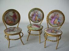Lot de 3 anciennes chaises en
