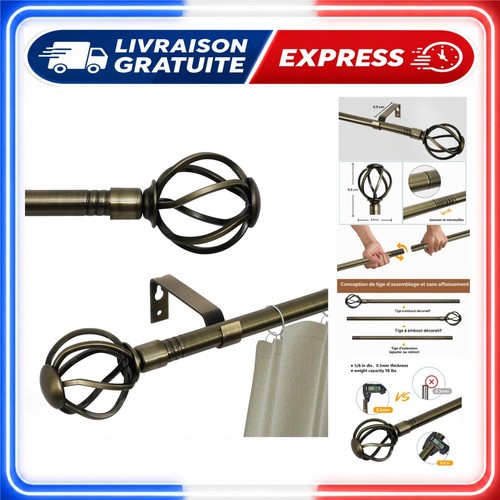 Tringle rideau laiton - tringle,