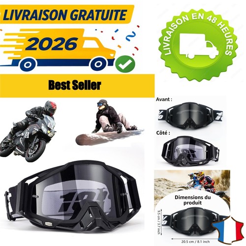 Lunettes moto coupe vent - moto, ski