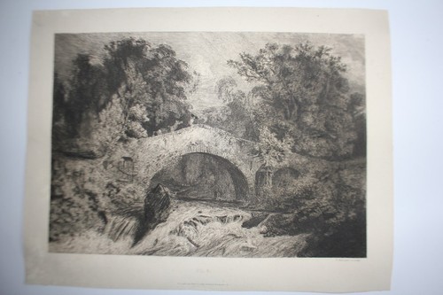 Gravure paul huet - gravure,