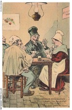 AVTP12-0710-HUMOUR - GAULOISERIE NORMANDE - LA JOUEUSE DE MANILLE - C'EST TOUT