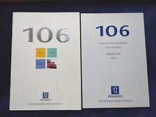 Peugeot 106 S16 Sport Prospectus 04.1998 + Technical Data Colors and Cushions