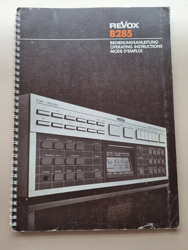 Revox b285 mode - revox,