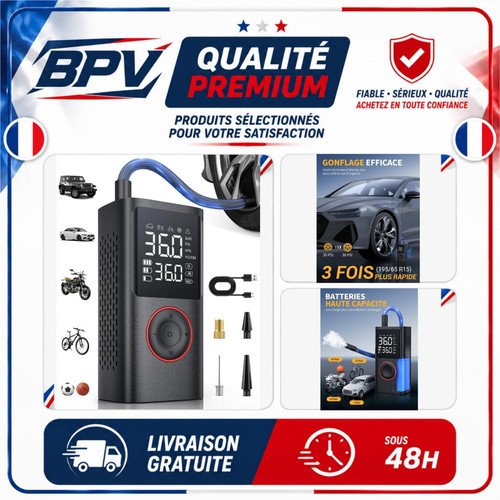 Compresseur voiture sans - , fil