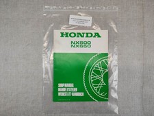 ADDITIF manuel d'atelier NX500 650 DOMINATOR 1990 HONDA 67MN900W 67-MN9-00W