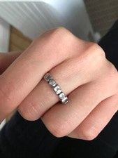 Bague vintage en argent 925 et