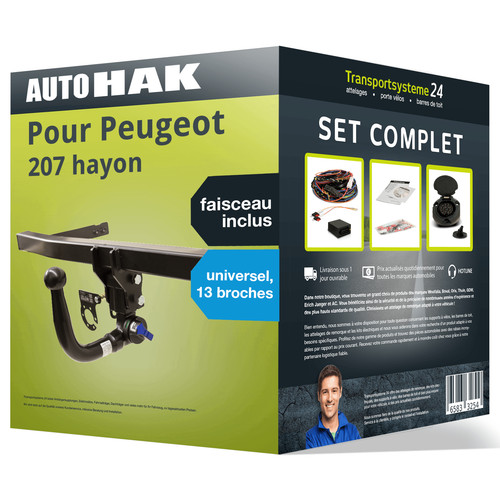 Attelage amovible auto - amovible, hak
