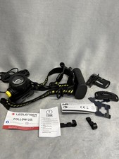 Ledlenser H15R Work Rechargeable Headlamp USB Magnetic Charger Mount Clips Docs