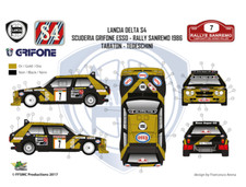 [FFSMC Productions] Lancia Delta S4 Grifone Esso n°7 Sanremo rally 1986