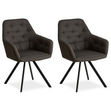 Lot de 2 Chaises de Salle à