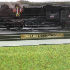 Locomotive vapeur 141-R libération  HO SNCF  Atlas Train collection statique