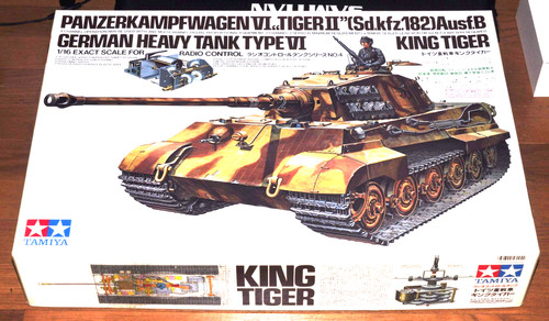 Tamiya king tiger - 1/16, tank
