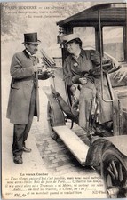 75 PARIS - les autotax, young driver, old coachman.