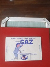 BUVARD PUBLICITAIRE ANCIEN / BONNE CUISINE JEU D'ENFANT AVEC LE GAZ