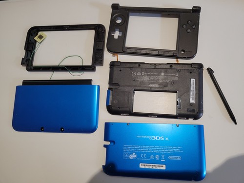 Coque origine bleu 3ds xl - coque,