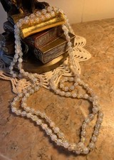 Collier sautoir perles Venise