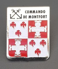 PINS Commando Marine DE MONTFORT 1990 signé ALM Vintage 26mm ORIGINAL