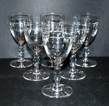 LOT 6 verres à pied anciens