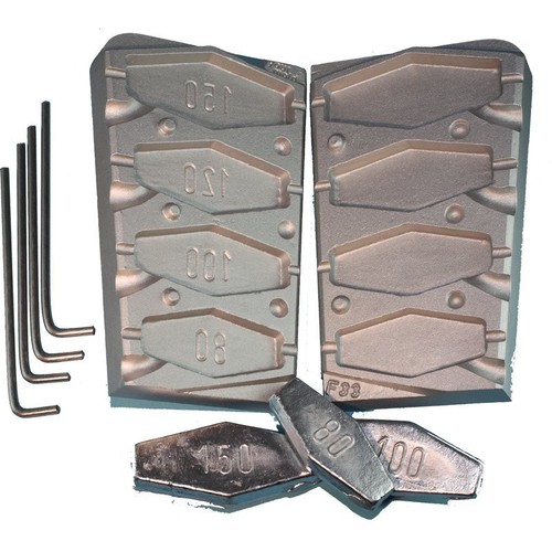 Moule plombs hexagonal - hexagonal, perce