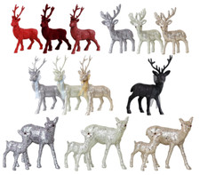 Hoff INTERIEUR Cerf Splendid Déco Noël Hiver Debout Figurine Forêt Déco