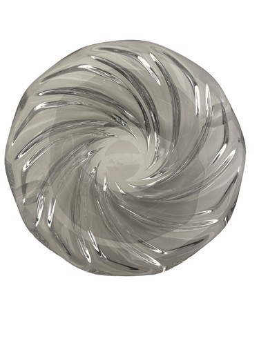 Cendrier cristal signé val - cendrier,