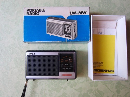 Radio portable schneider mw - portable, lw-mw