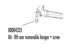 LOOK PATTE DE DERAILLEUR 986
