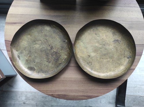 Lot plateaux laiton - 2,