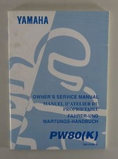 Workshop Manual Shop Manual Yamaha PW 80 (k) as of 05/1997