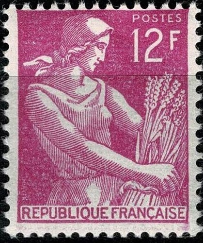 France 1957 moissonneuse yt - moissonneuse,