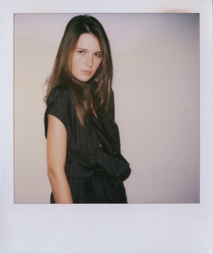 Vintage polaroid woman - vintage,