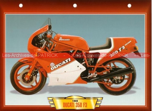 Ducati 350 1988 fiche - f3, :
