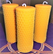 bougies prière cire abeille