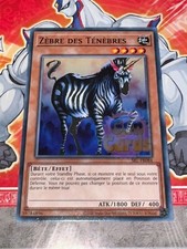 25TH Yu Gi Oh Card ZEBRA OF DARKNESS SRL-FR084